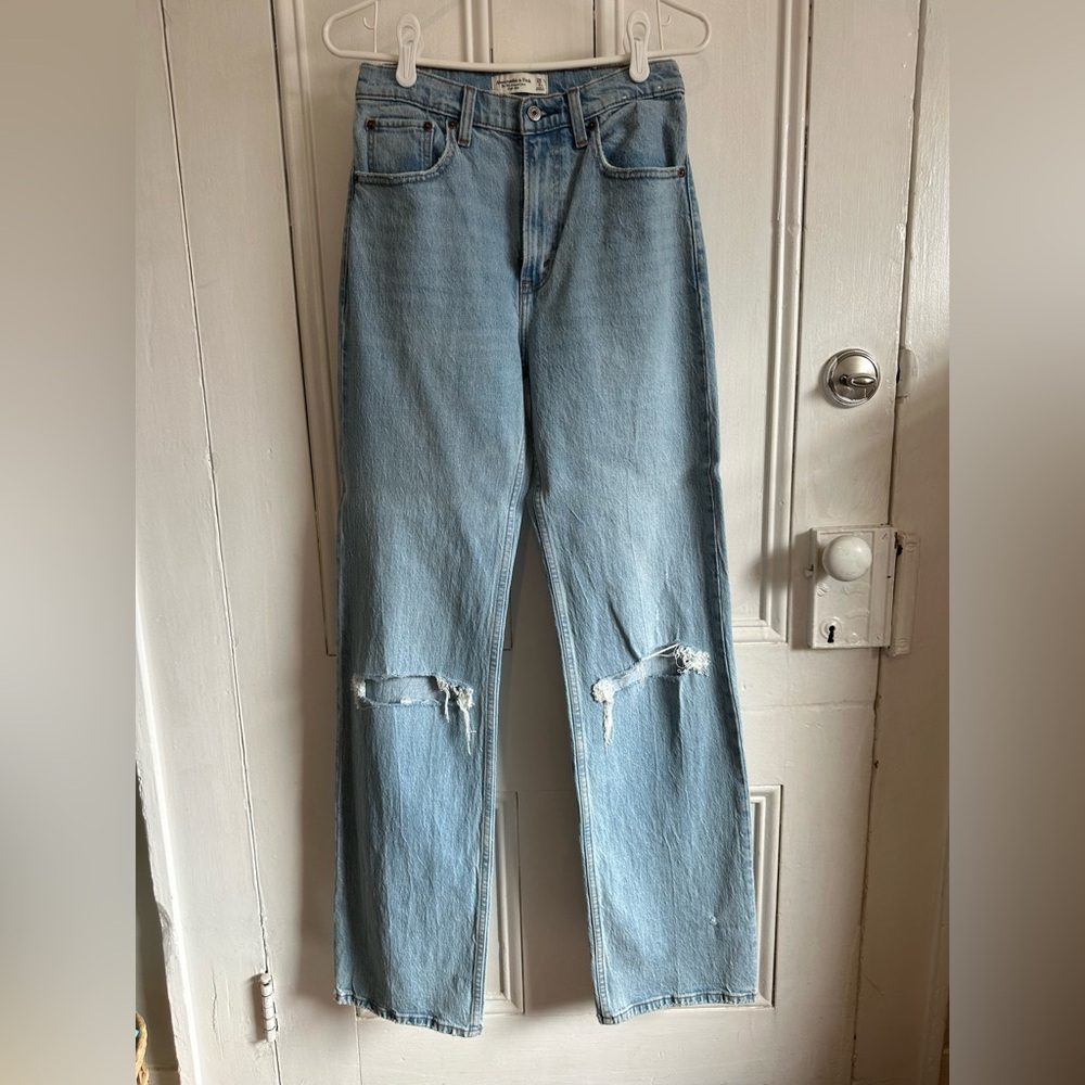 NWT Abercrombie & Fitch High Rise 90s Relaxed Jeans - 26 XL